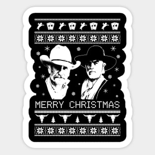 Lonesome dove: Merry chirstmas Sticker